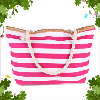 SoSun - Striped beach bag-Elly Rose