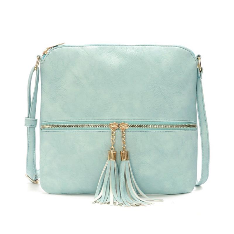 ChicRibbon - Elegant shoulder bag with tassels-Elly Rose