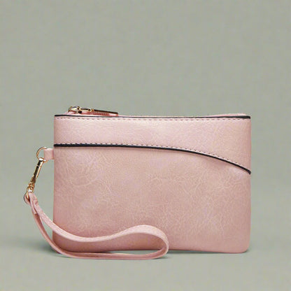 Cecile | Elegant leather messenger bag with large interior-Elly Rose