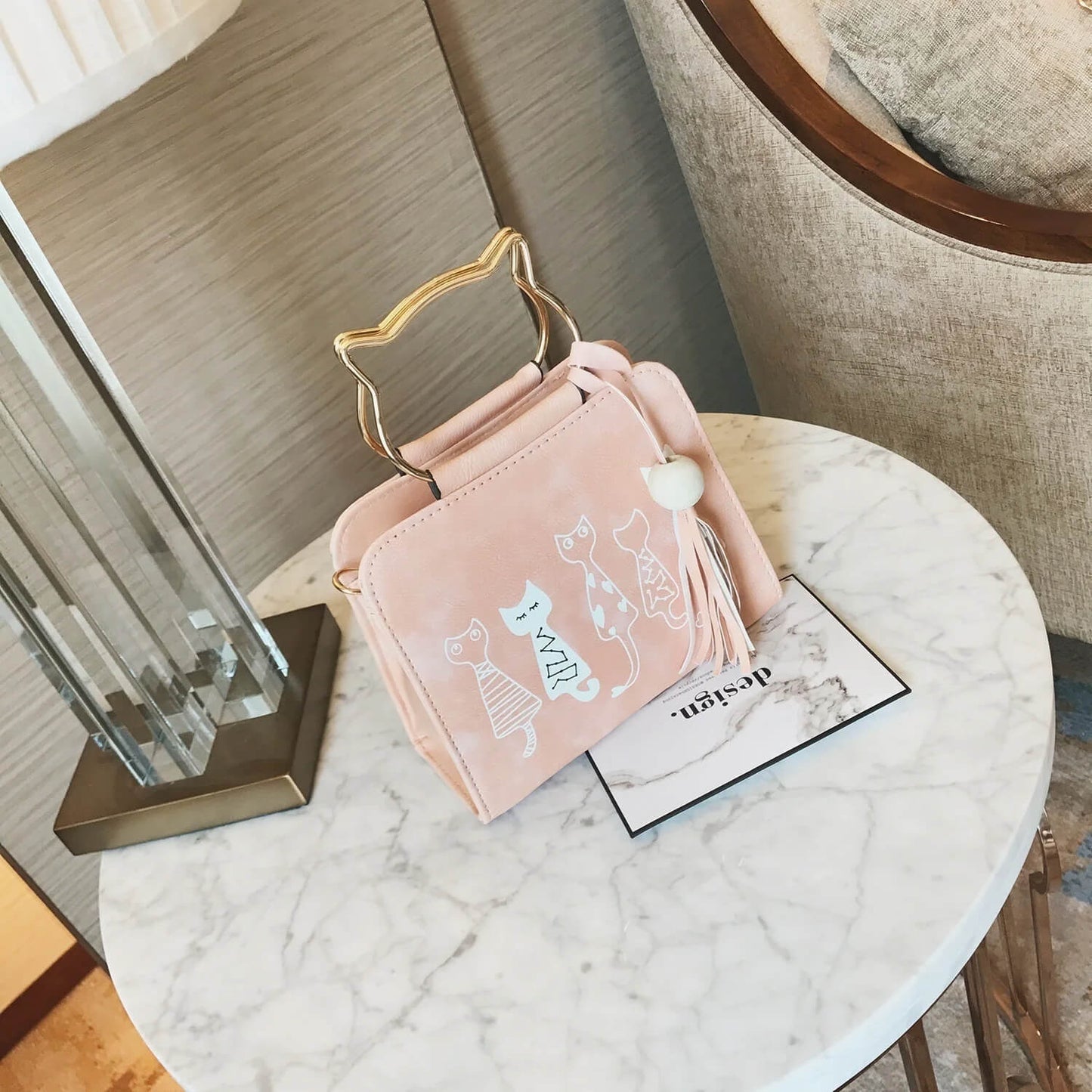 Maaike - Purr-sonality Cat Handbag-Elly Rose