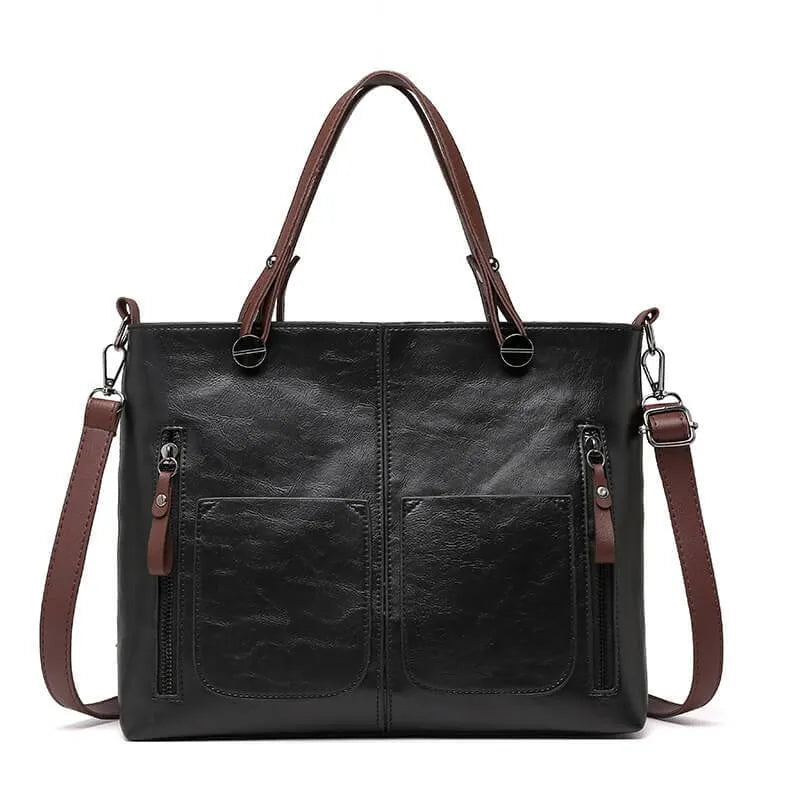 Maelis - Leather shoulder bag-Elly Rose