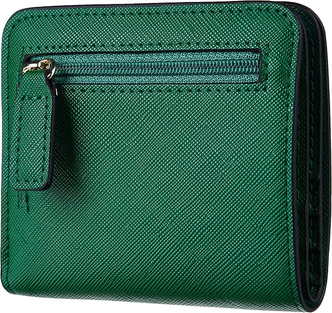 Deluxe leather compact wallet for ladies with RFID blocking - Elvira-Elly Rose