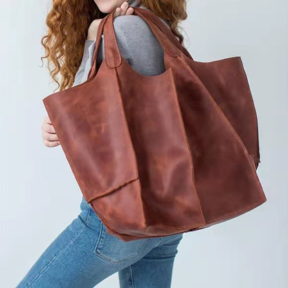 Liva Bag | Spacious leather handbag-Elly Rose