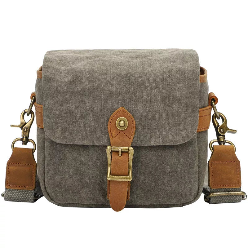 CanvasCaddy - Vintage canvas bag for DSLR camera-Elly Rose