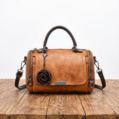 Sofie - Vintage leather handbag for women - Elegant and durable