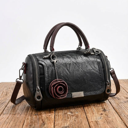 Sofie - Vintage leather handbag for women - Elegant and durable