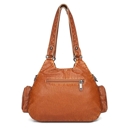 Aletta - Elegant shoulder bag in soft vegetable leather-Elly Rose