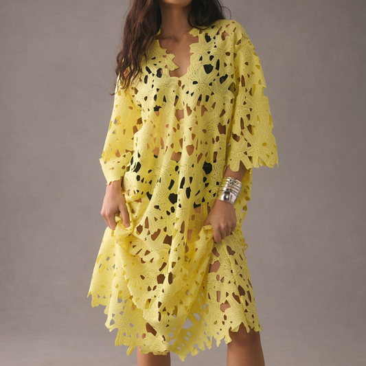 Acatl - Élégante robe de femme évidée