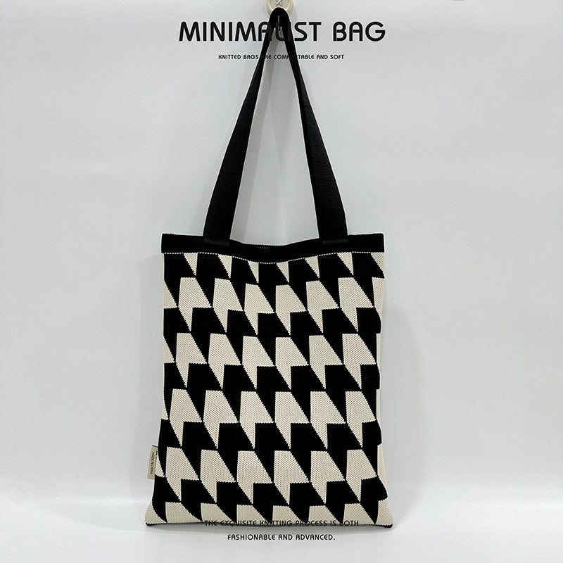 Grand Knit Tote Bag - Space-Elly Rose