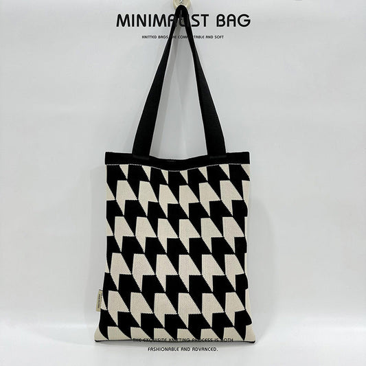 Grand Knit Tote Bag - Space-Elly Rose