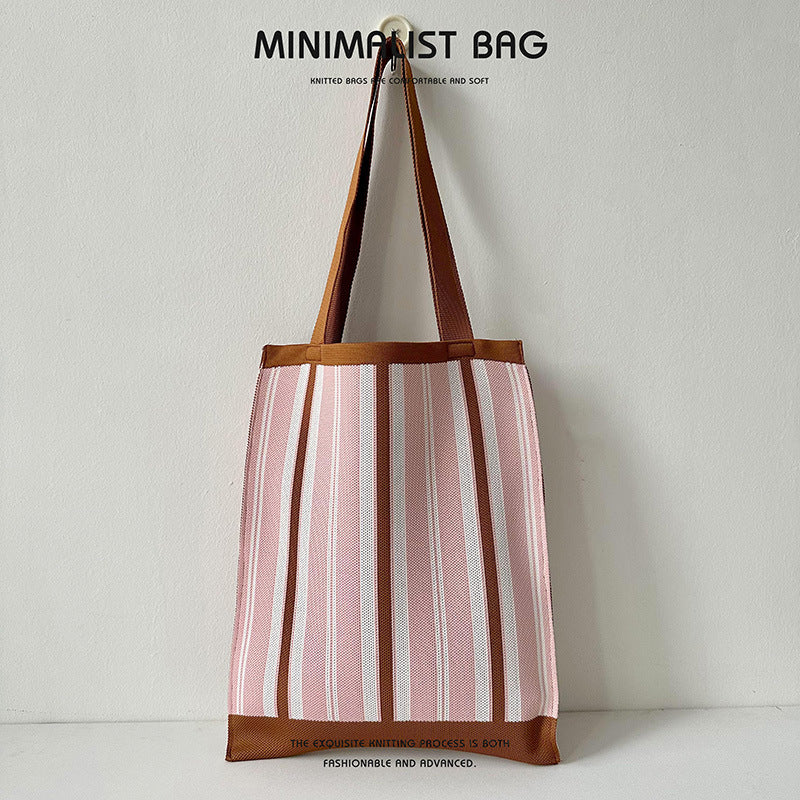 Grand Knit Tote Bag - Vertical-Elly Rose