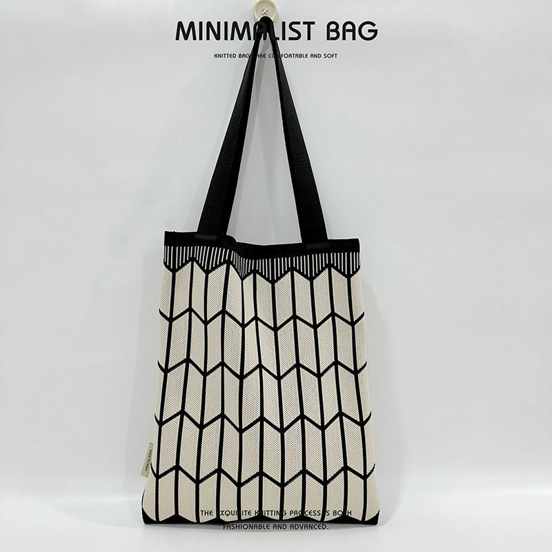 Grand Knit Tote Bag - Pattern-Elly Rose