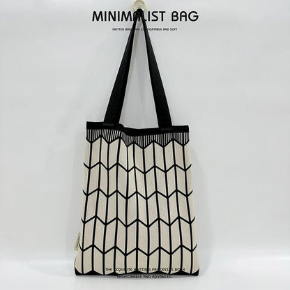 Grand Knit Tote Bag - Pattern-Elly Rose
