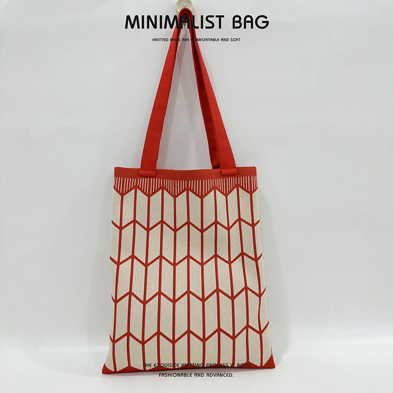 Grand Knit Tote Bag - Pattern-Elly Rose