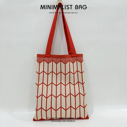 Grand Knit Tote Bag - Pattern-Elly Rose