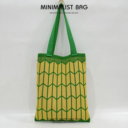 Grand Knit Tote Bag - Pattern-Elly Rose