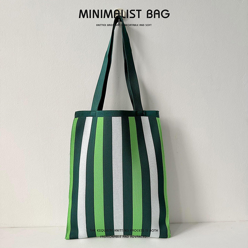 Grand Knit Tote Bag - Vertical-Elly Rose