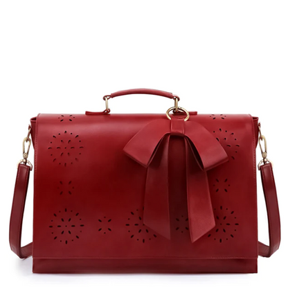 Grace’s Elegant Bow-Tie Satchel-Elly Rose