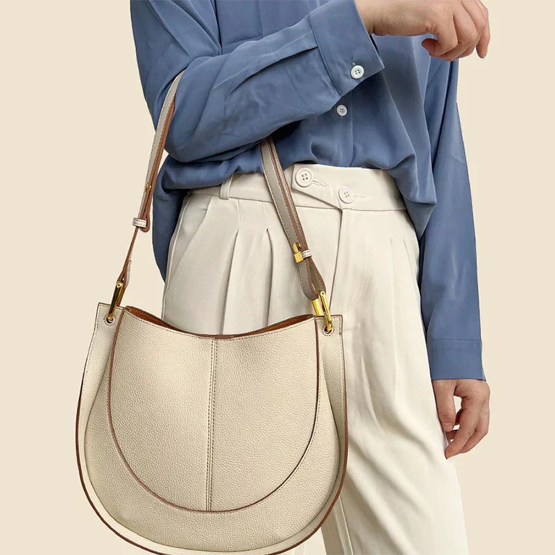 Elegant round shoulder bag - Itzel-Elly Rose
