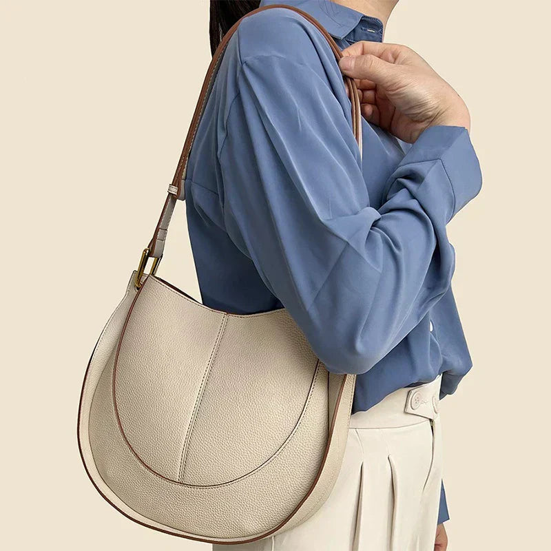 Elegant round shoulder bag - Itzel-Elly Rose