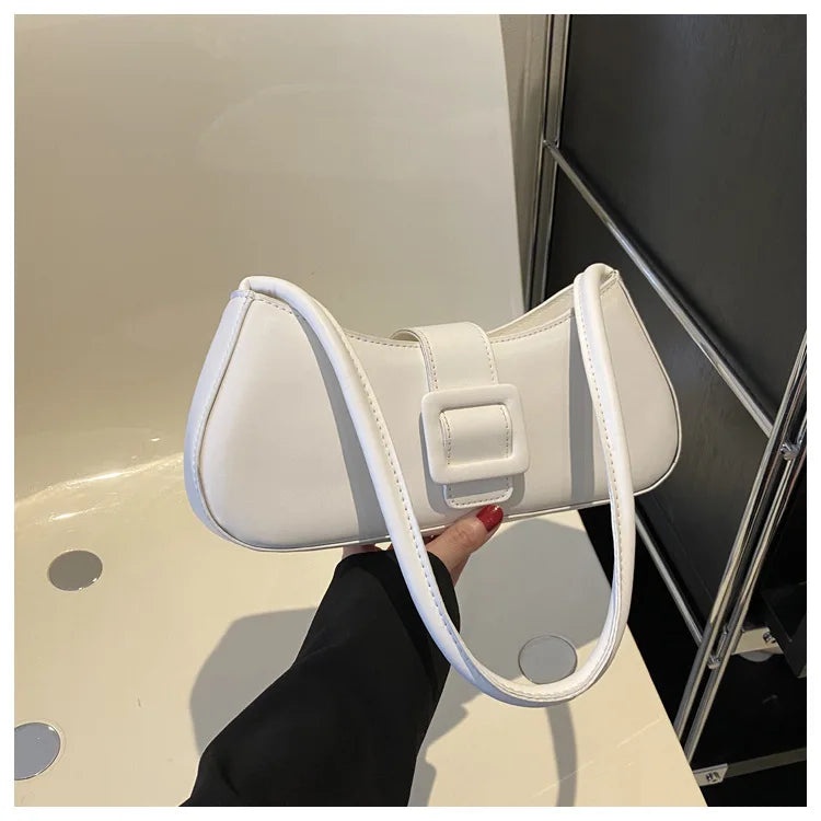 Vegan leather armpit bag-Elly Rose