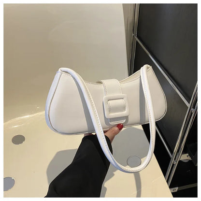 Vegan leather armpit bag-Elly Rose