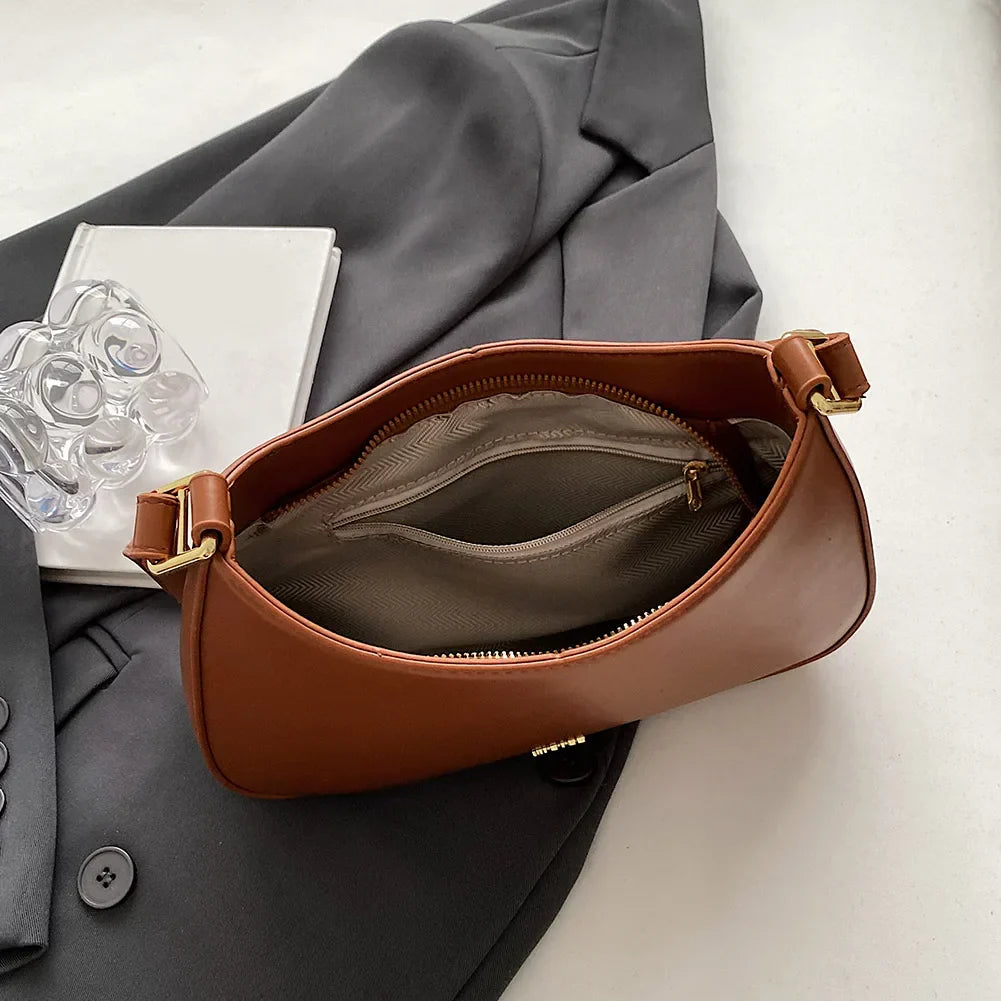 Trendy shoulder bag in vegetable leather-Elly Rose