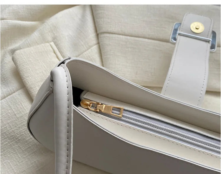 Vegan leather armpit bag-Elly Rose