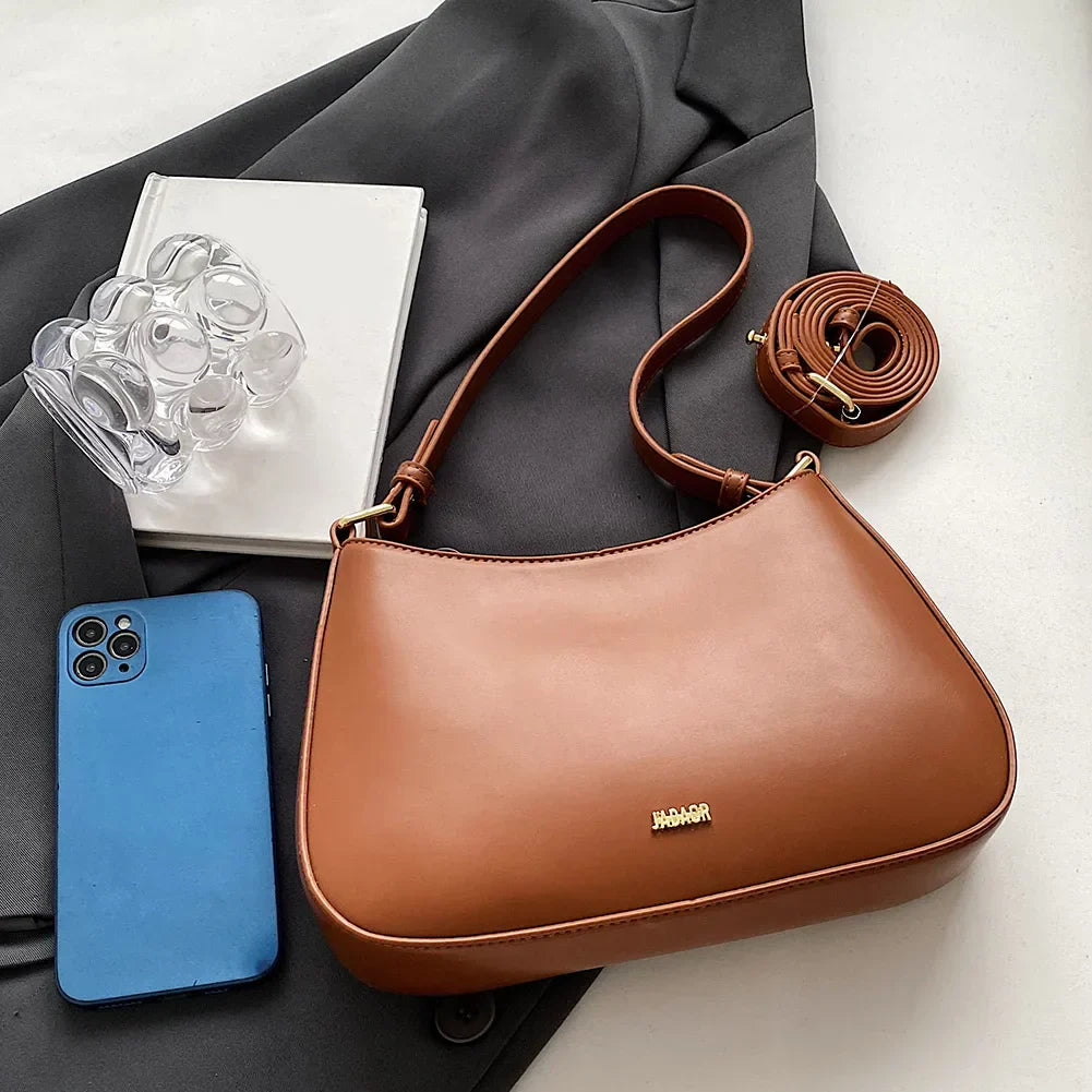 Trendy shoulder bag in vegetable leather-Elly Rose