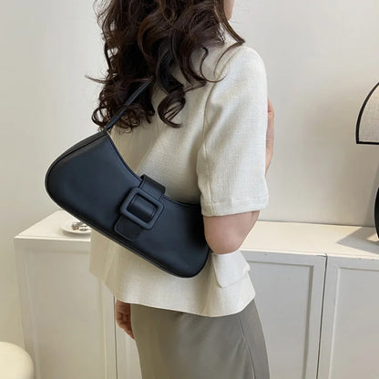 Vegan leather armpit bag-Elly Rose