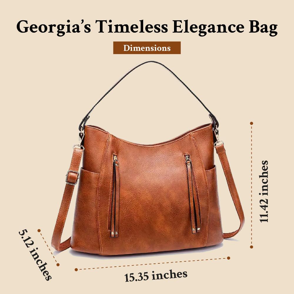 Georgia’s Timeless Elegance | Vintage Shoulder Bag-Elly Rose