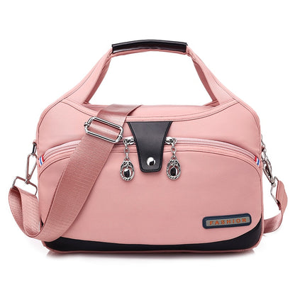 Lesley bag | Oxford shoulder bag-Elly Rose
