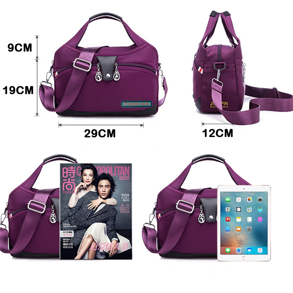 Lesley bag | Oxford shoulder bag-Elly Rose