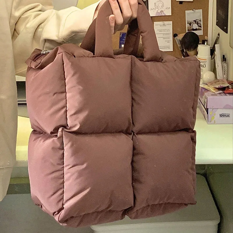 Élégance givrée winter tote bag-Elly Rose