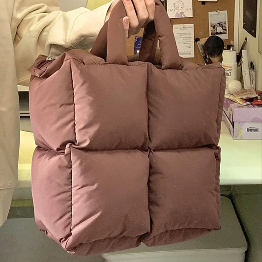 Élégance givrée winter tote bag-Elly Rose