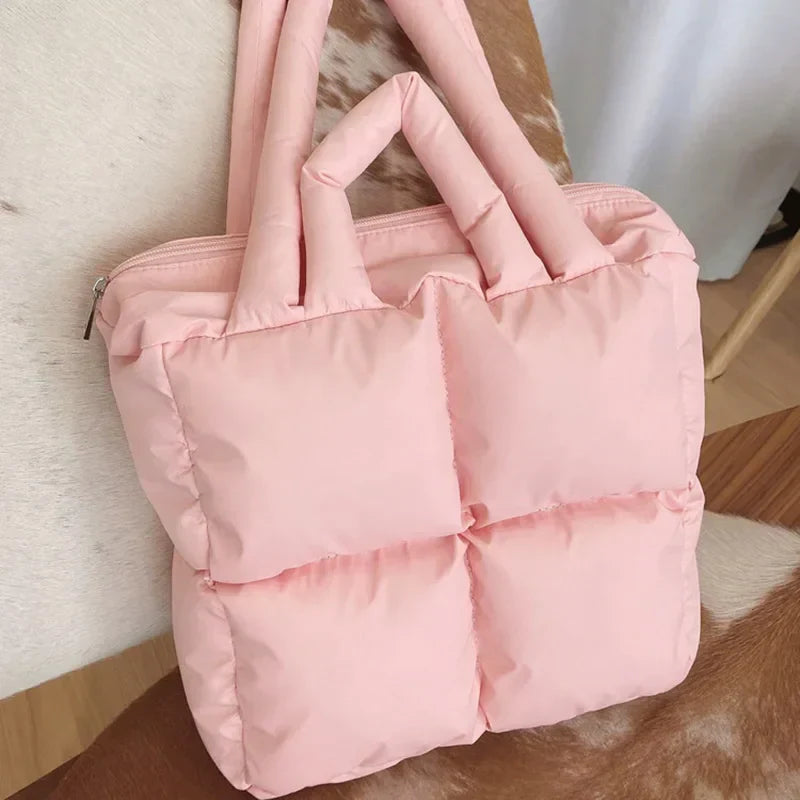 Élégance givrée winter tote bag-Elly Rose