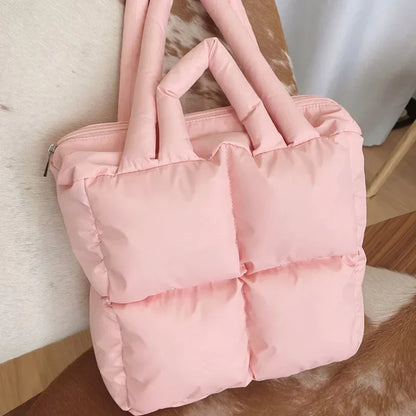 Élégance givrée winter tote bag-Elly Rose