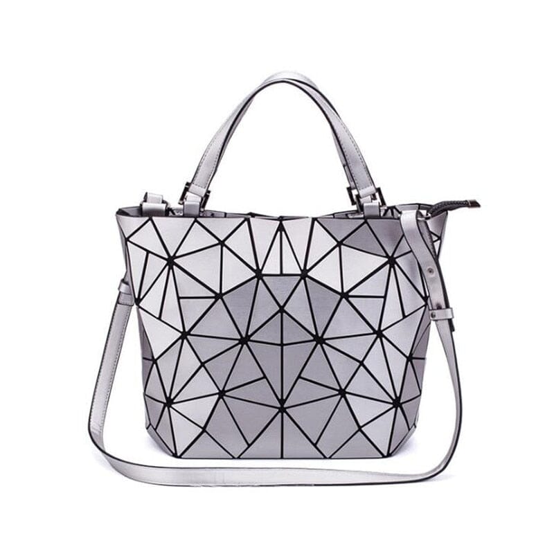 Rammi - Structured tote bag with geometric pattern-Elly Rose