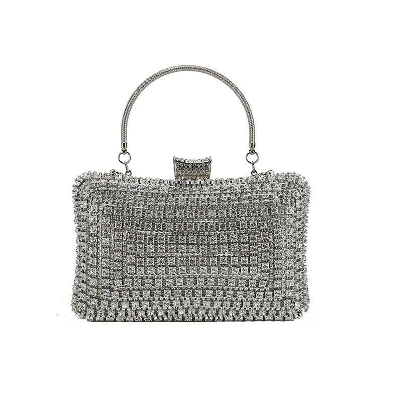 Crystal clutch bag | Evening clutch bag-Elly Rose