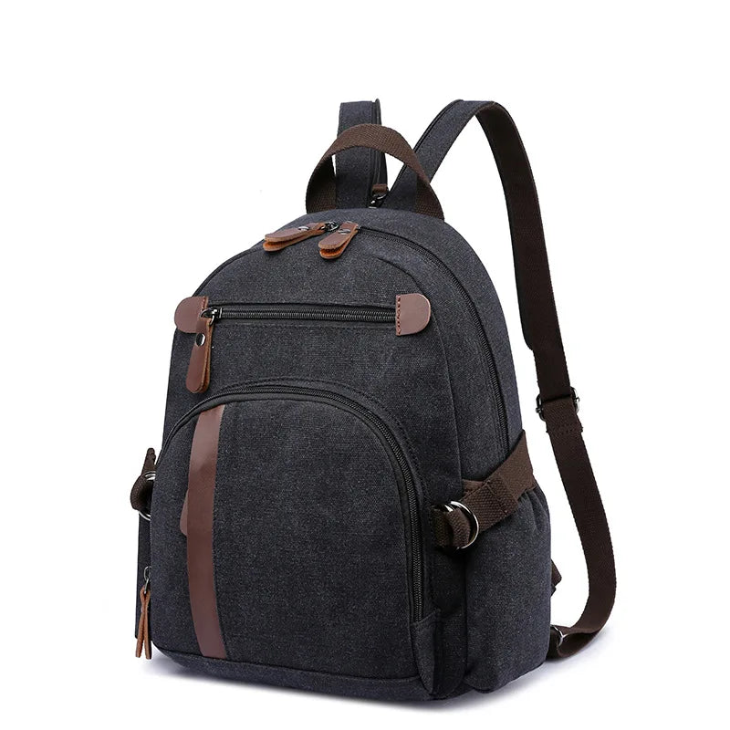 Carter | Canvas Large Unisex Travel Backpack-Elly Rose
