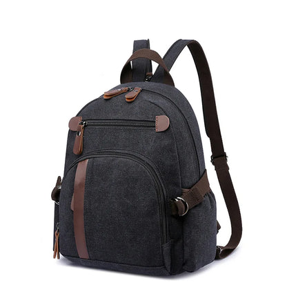 Carter | Canvas Large Unisex Travel Backpack-Elly Rose