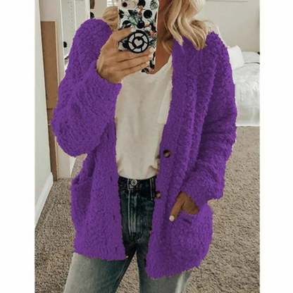 - Veste Teddy pour femme