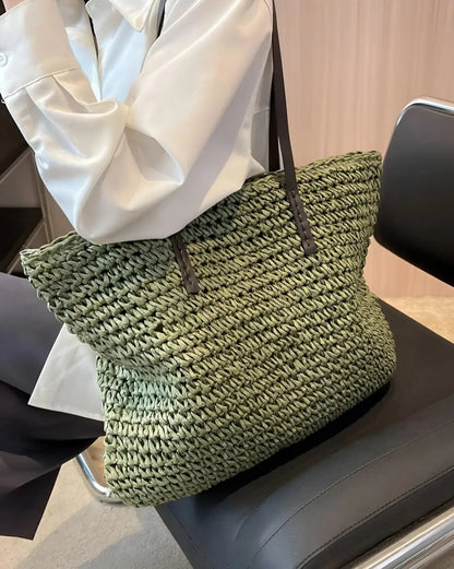 Elegant woven tote bag - Laura-Elly Rose