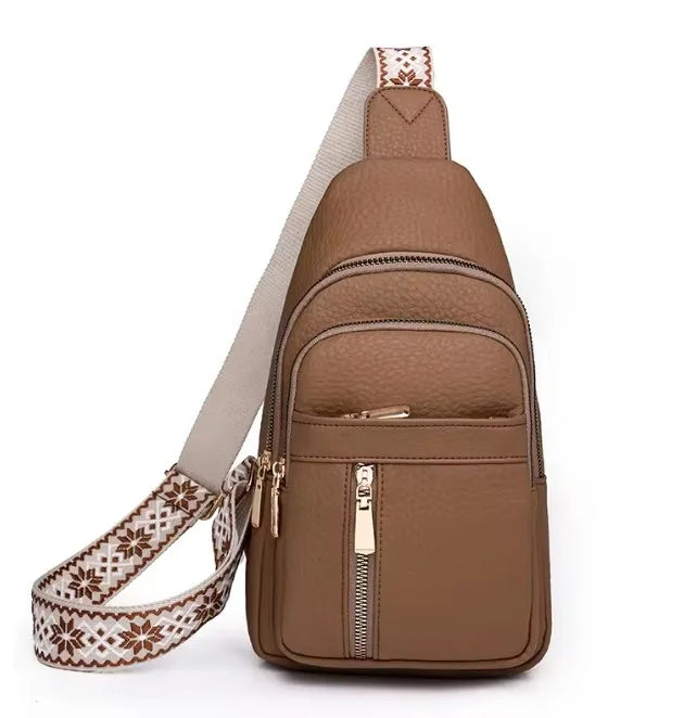 PEAK - Leather shoulder bag for ladies-Elly Rose