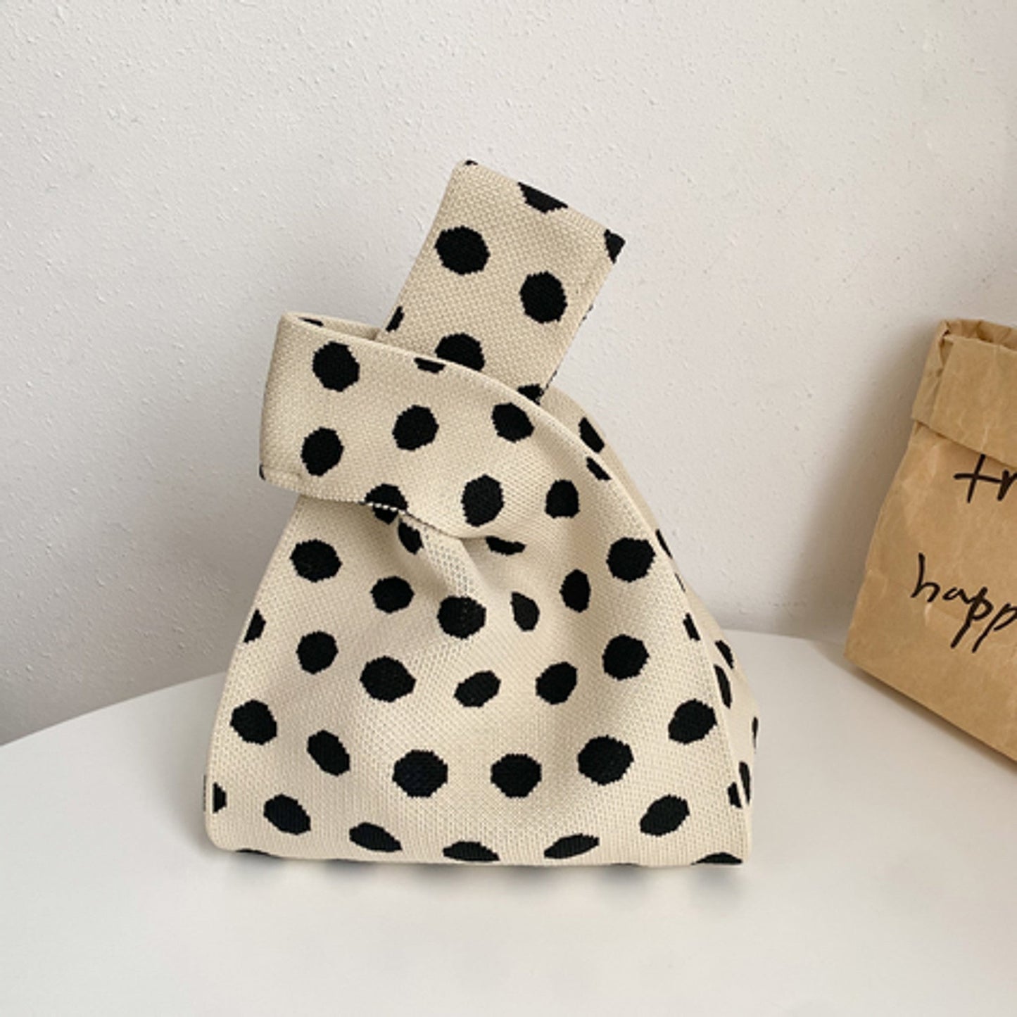 Coralie - Chic striped canvas tote bag-Elly Rose