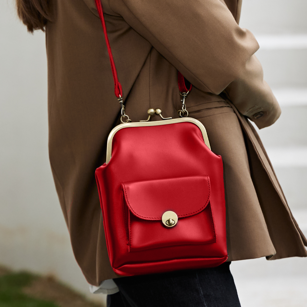 Vintage Kiss-Lock Bag - Grace’s Retro Chic Essential-Elly Rose