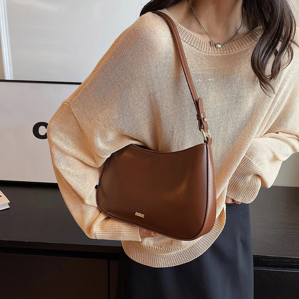 Trendy shoulder bag in vegetable leather-Elly Rose