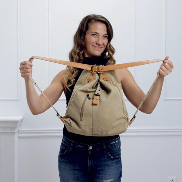 Suede shoulder bag - Alani-Elly Rose