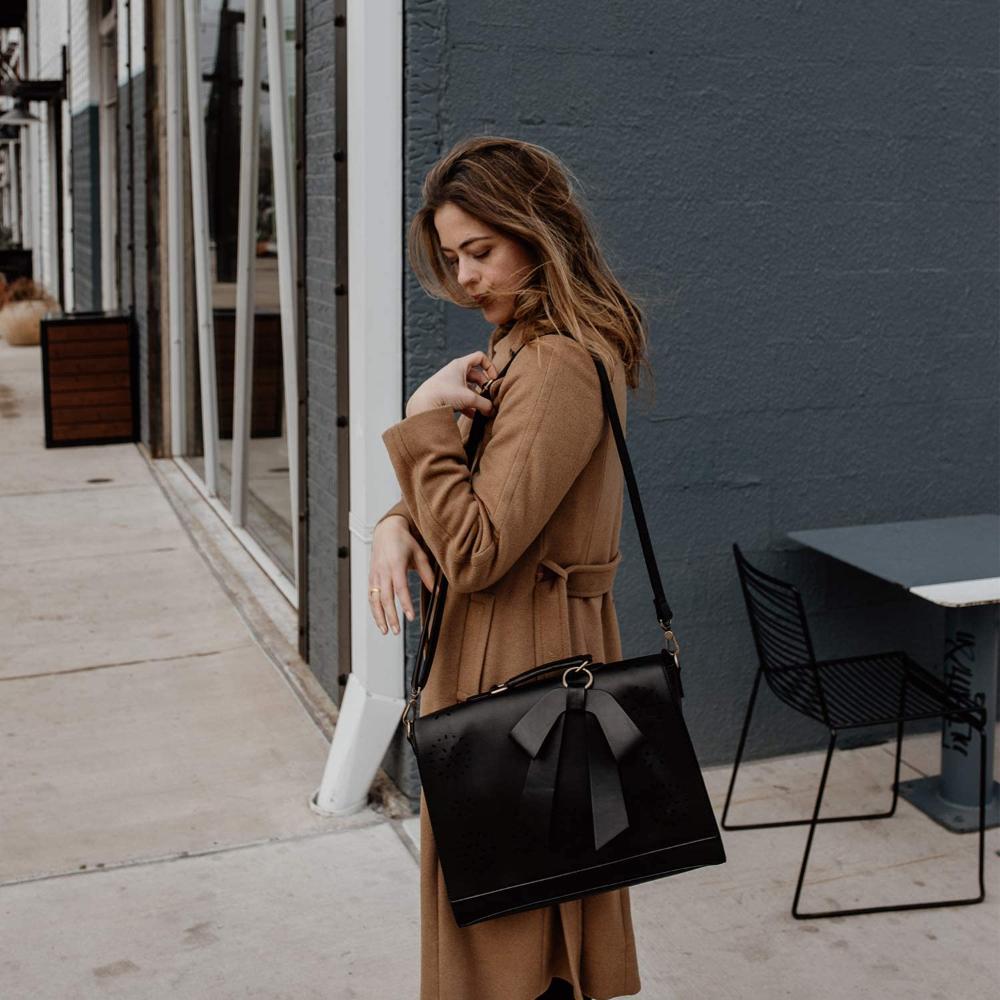 Grace’s Elegant Bow-Tie Satchel-Elly Rose