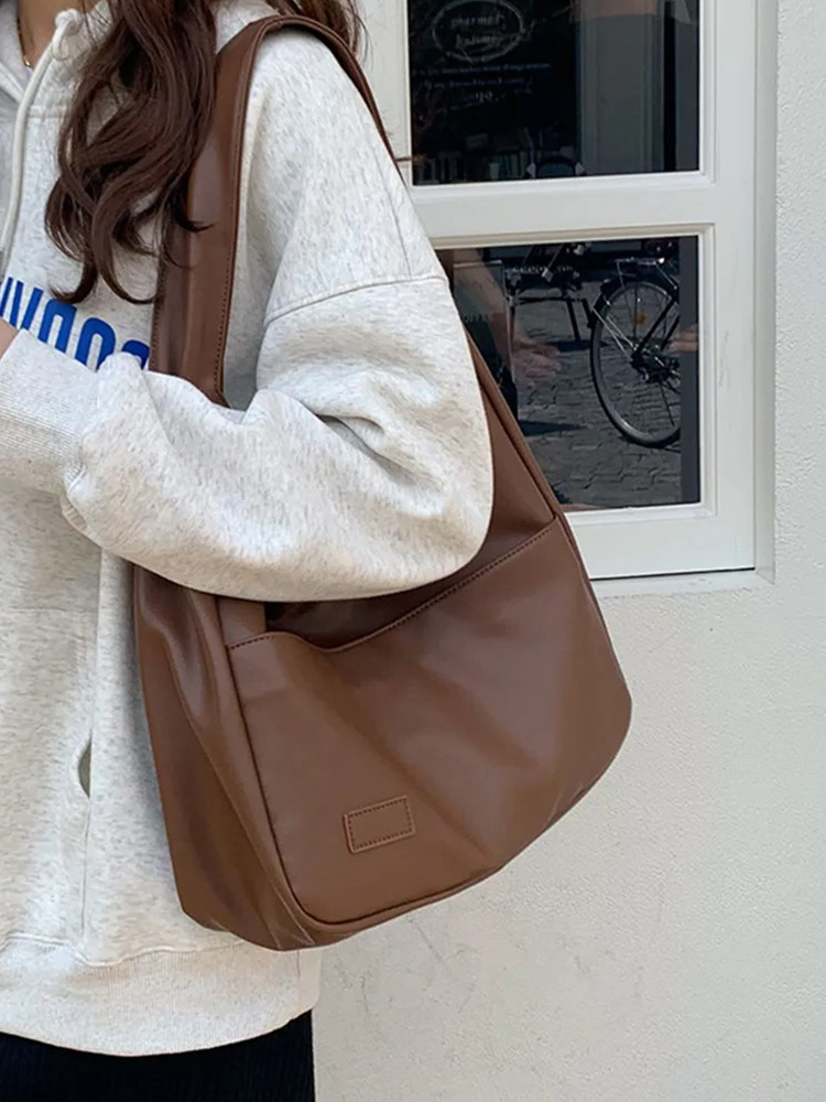 Lisanne Large Ladies Leather Shoulder Bag | Handbag | Shopper Brown-Elly Rose